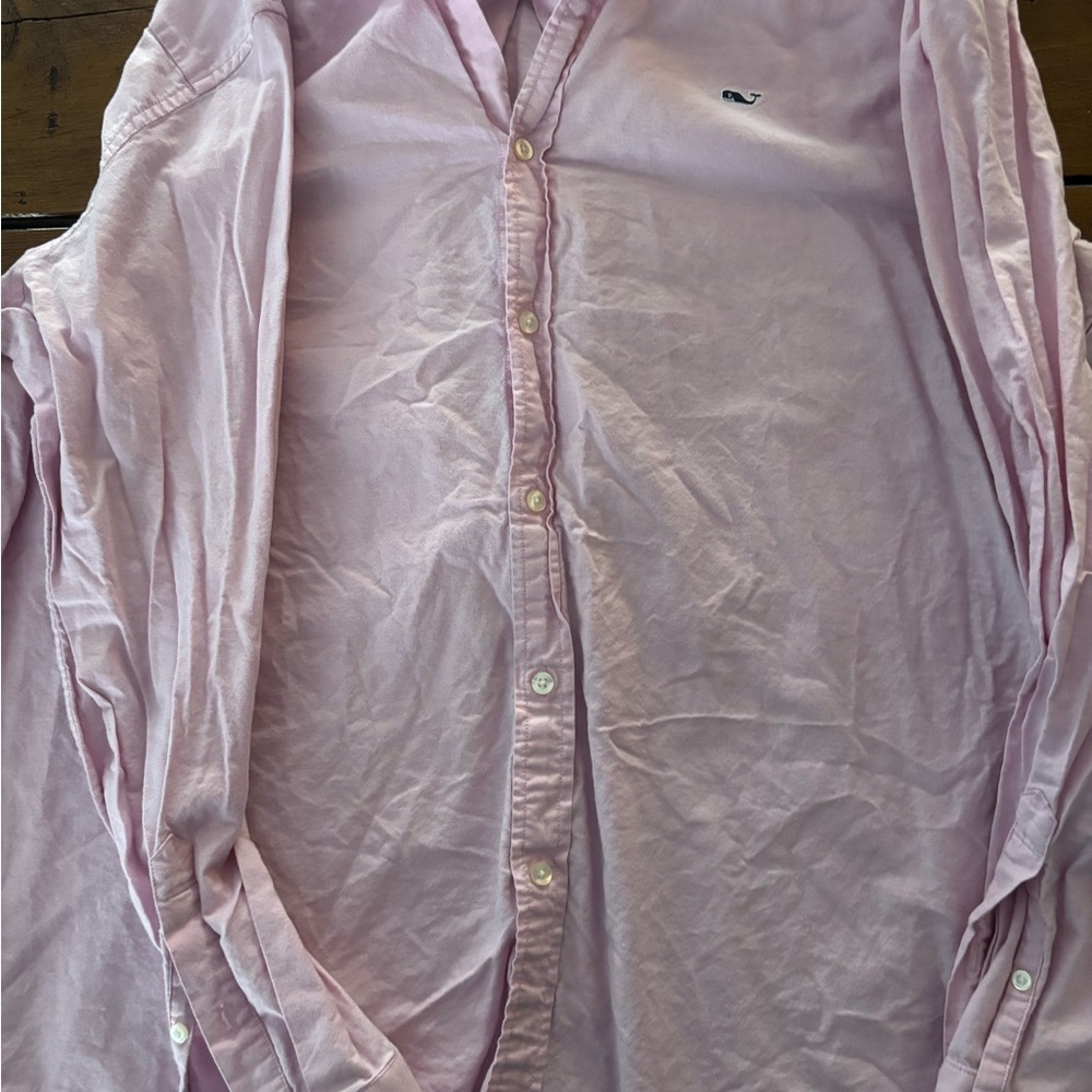 Pink Button-Up Shirt